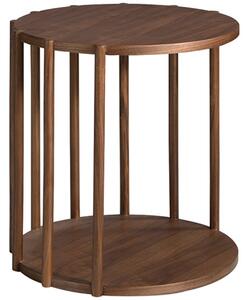Ořechový odkládací stolek Angel Cerdá No. 2039, 45 cm