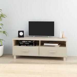 TV stolek HAMAR medově hnědý 106 x 40 x 40 cm masivní borovice 340468
