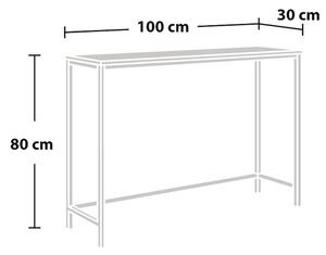 Konzolový stolek Canva (Černá). 1073035