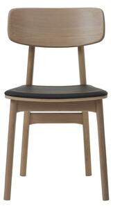 Designová židle Harper přírodní - černá