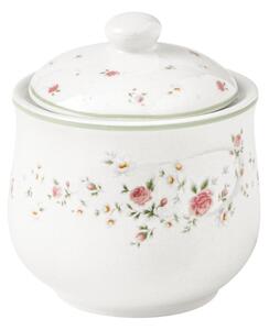 Porcelánová cukřenka Nonna Rosa BRANDANI (barva - porcelán, bílá/růžová, květy)