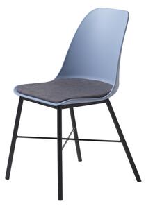 Designová židle Jeffery matná modrá