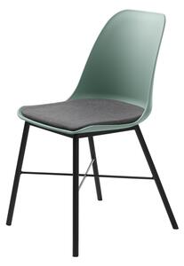 Designová židle Jeffery matná zelená