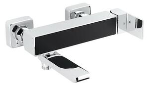 Vanová baterie SIKO Elements bez sprchového setu 150 mm černá/chrom SIKOBSEL222DC