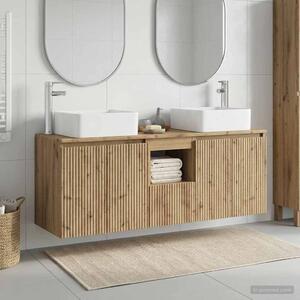 Sada koupelnových skříněk 3 ks Dub artisan 135 x 35 x 80 cm 3405666