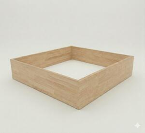 Úložný box pod postel z bukového masivu, velikost: 90, Druh spárovky: cink, barva: olejovosk