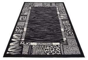 Makro Abra Kusový koberec CHEAP J316B černý Rozměr: 60x100 cm