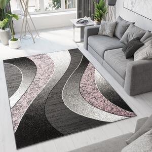 Makro Abra Moderní kusový koberec CHEAP K857G růžový šedý Rozměr: 130x190 cm