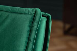 Rozkládací sedačka Clark 184 cm smaragdově zelená