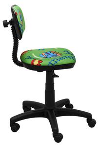 Artofis dětská židle Junior vláček zelená