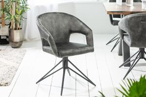Židle ETERNITY šedozelená samet otočná Nábytek | Jídelní prostory | Jídelní židle | Všechny jídelní židle
