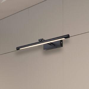 Searchlight LED nástěnné světlo na akumulátor Holton, matná černá, šířka 45 cm,, stmívatelný, Černá, Obývací pokoj / jídelna, kov, Moderní, Nástěnné bodové svítidlo