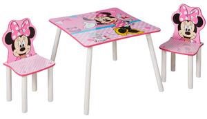 Prckůvsvět dětský stůl s židlemi Myška Minnie