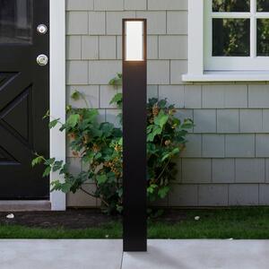Searchlight Osvětlení cesty Avenue, černá, výška 73 cm, kov, Černá, Hliník, Moderní