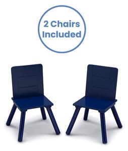 Prckůvsvět dětský stůl s židlemi Šedo-modrý