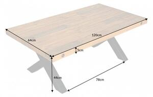 Konferenční stolek THOR NATUR 120 CM masiv borovice Nábytek | Obývací pokoj | Konferenční stolky | Všechny konferenční stolky