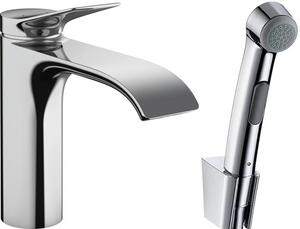 Umyvadlová baterie Hansgrohe Vivenis s bidetovou sprškou chrom 75210000