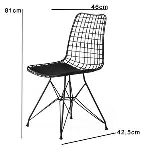 Set 2 židlí Trnava (Černá). 1073154