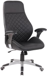 Kancelářská židle Selby - umělá kůže | černá