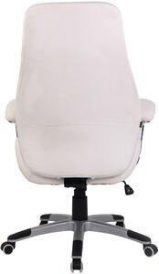 Kancelářská židle Selby - umělá kůže | bílá