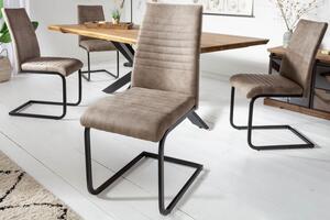 Jídelní židle LAZIO antik taupe mikrovlákno Nábytek | Jídelní prostory | Jídelní židle | Všechny jídelní židle