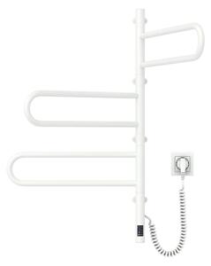 Vertaduro - El. otočný sušák na ručníky s term. ELA 120W/230V 80x49 cm IP44 bílá