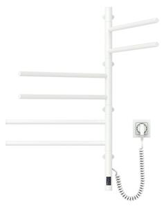 Vertaduro - El. otočný sušák na ručníky s term. ARA 105W/230V 80x49 cm IP44 bílá