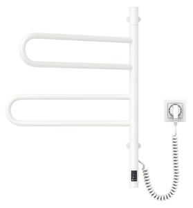 Vertaduro - El. otočný sušák na ručníky s term. ELA 60W/230V 65x49 cm IP44 bílá