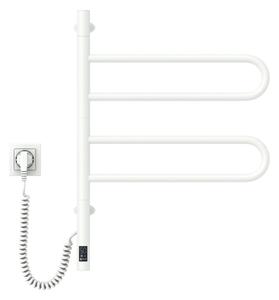 Vertaduro - El. otočný sušák na ručníky s term. ELA 60W/230V 65x49 cm IP44 bílá