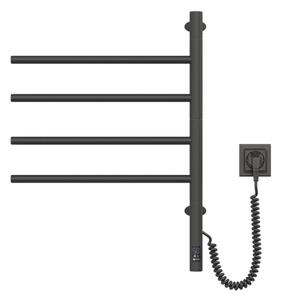 Vertaduro - El. otočný sušák na ručníky s term. ARA 60W/230V 65x49 cm IP44 černá