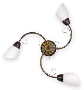 BRILAGI - Stropní svítidlo VINE 3xE27/40W/230V pr. 75 cm patina/mosaz