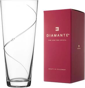 Diamante křišťálová váza Silhouette City s krystaly Swarovski 30cm