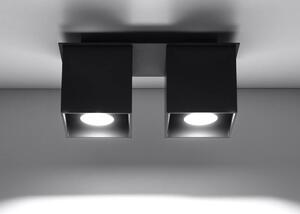 Sollux Lighting Quad 2 stropní světlo 2x40 W černá SL.0063