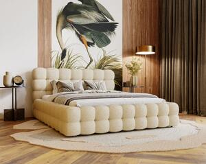 Manželská postel 160x200 MAFALDA 2 - béžová