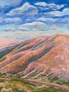 Ilustrace Colorful hills, Eleanor Baker, (30 x 40 cm)