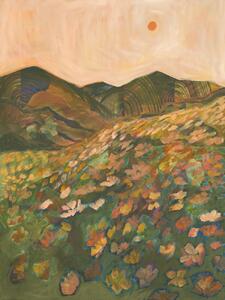 Ilustrace Blooming field, Eleanor Baker, (30 x 40 cm)