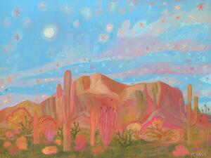 Ilustrace Colorful desert II, Eleanor Baker, (40 x 30 cm)