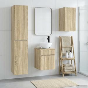 Sada koupelnového nábytku 3 ks Dub sonoma 33 x 34,5 x 160 cm 3406085