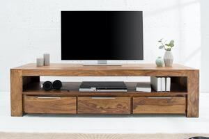 Luxusní TV stolek Timber masiv 170 cm - II. třída