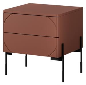 Noční stolek Sonatia 45 cm - burgund