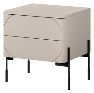 Noční stolek Sonatia 45 cm - kašmír