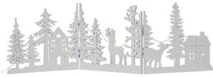 Bílá světelná dekorace s vánočním motivem Fauna – Star Trading