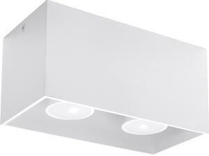 Sollux Lighting Quad Maxi stropní světlo 2x40 W bílá SL.0380