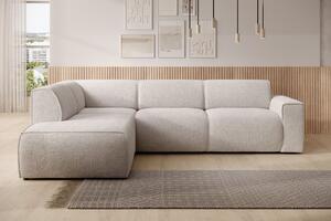 Designová sedací souprava OSKARA L - béžová, levý roh