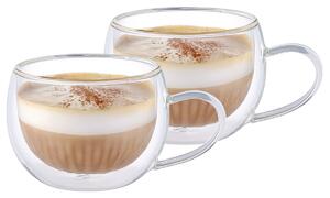 4Home Termo sklenice na cappuccino Hot&Cool 270 ml, 2 ks