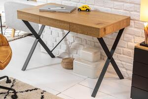 Designový psací stůl Kiana 110 cm vzor dub