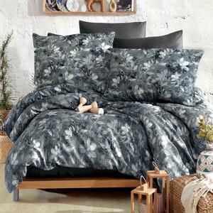 SATÉNOVÉ POVLEČENÍ LUXURY LIBERA 200X220 CM, 2KS 70X80 CM KVĚTY