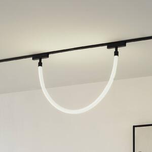 Lindby LED lanové světlo Lumaro, délka 100 cm, textil, 48 V