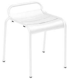 Bílá kovová stolička Fermob Luxembourg 58,3 cm