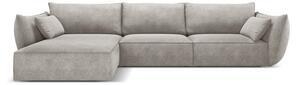 Světle šedá rohová pohovka (levý roh) Vanda – Mazzini Sofas